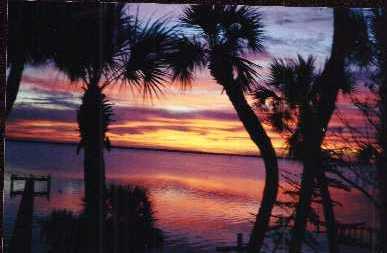 Beautiful Indian River Sunset